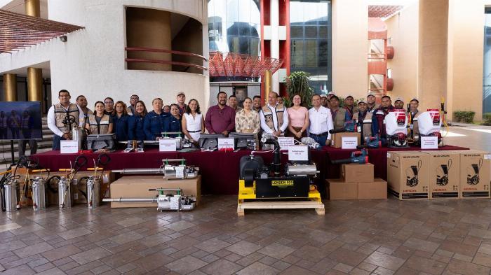 Gobernadora entrega 3.6 mdp en equipo para combatir dengue, zika y chikungunya